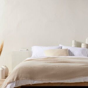 Casaluna Cream Throw Blanket